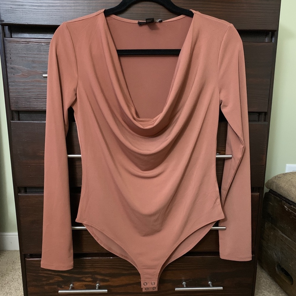 FOREVER21 - tan colored body suit